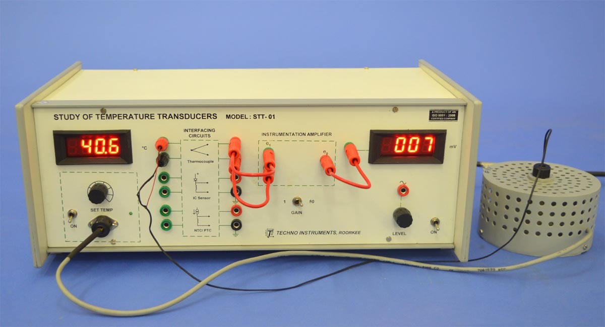 Control Lab Trainer Study Of Temperature Transducers (Stt-01)
