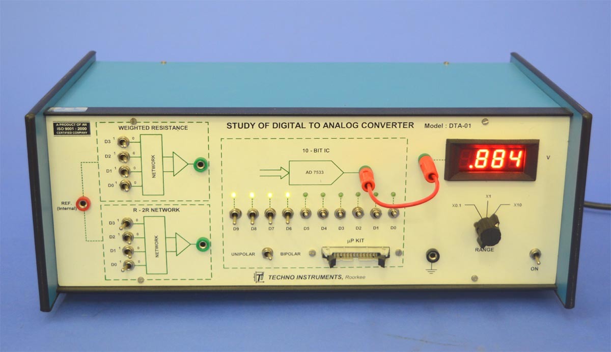 Control Lab Trainer Study Of Digital-to-analog Converter, Dta-01