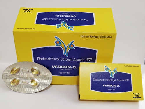 Cholecalciferol 60000 I.U Softgel Capsules - Drug Type: Generic Drugs