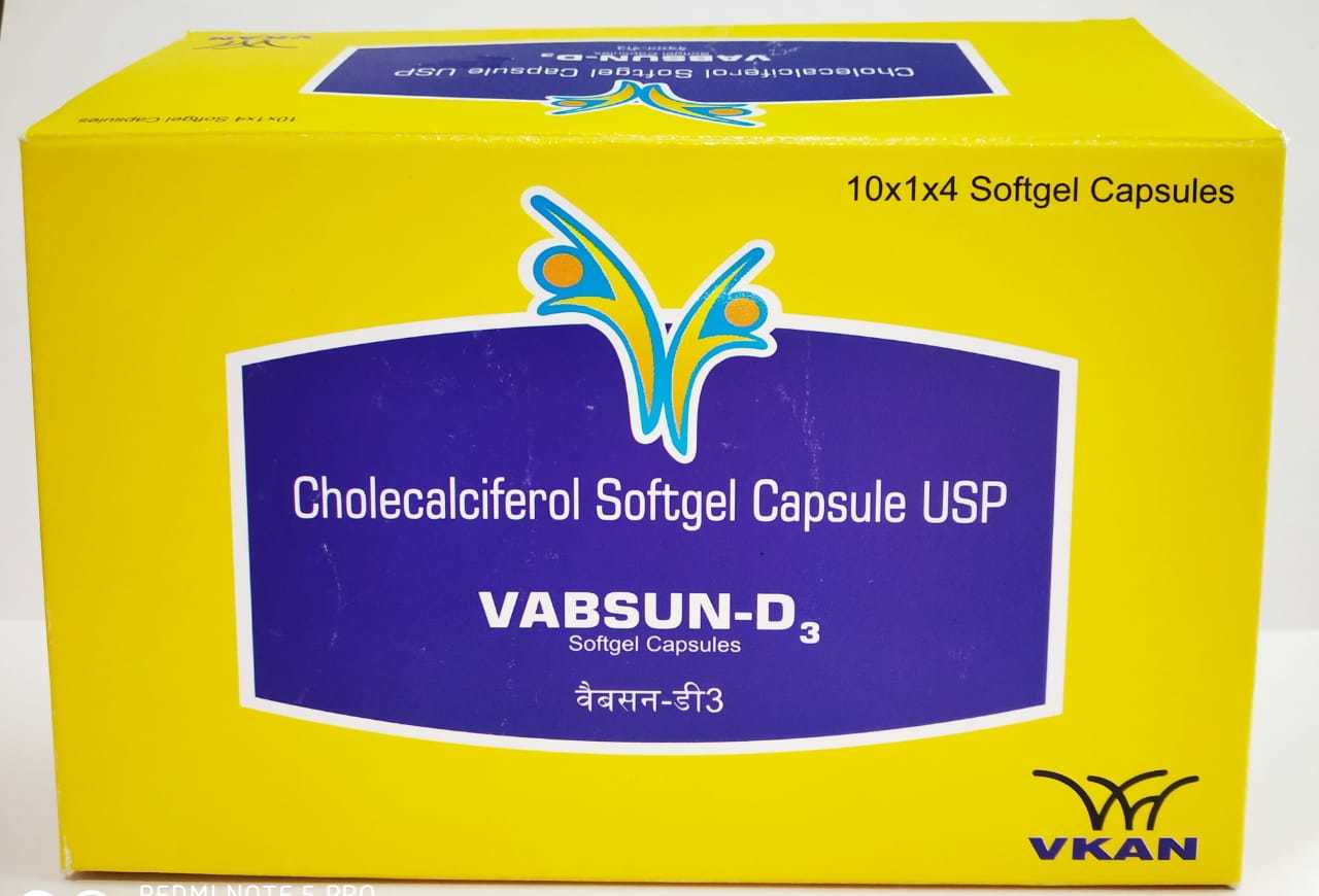 Cholecalciferol 60000 I.u Softgel Capsules - Drug Type: Generic Drugs
