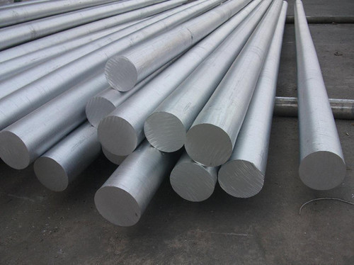 Aluminium Rod - Mill Finish, Round Shape, Silver Color | Alloyed Material For Enhanced Durability