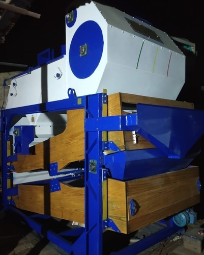 Double Deck Paddy Cleaner - Stainless Steel, 3 Ton/Day Capacity | Automatic Operation, 12 Months Warranty, 350-500 kg Weight