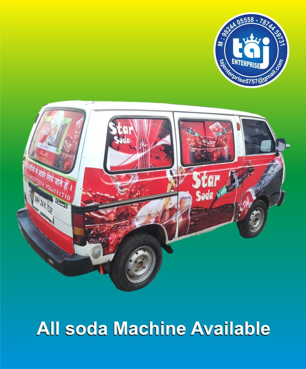 Mini Van Soda Machine
