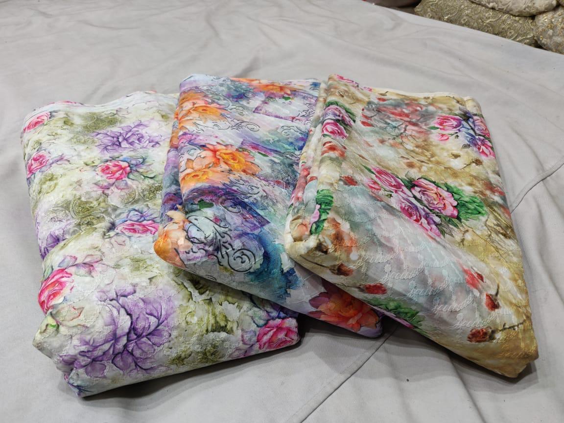 Digital Foil Printed Fabric