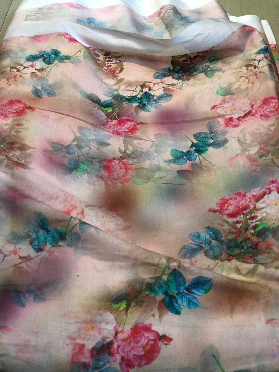 Digital Foil Printed Fabric