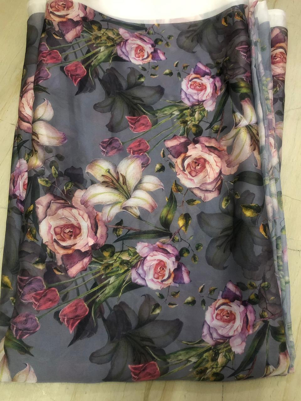 Digital Foil Printed Fabric