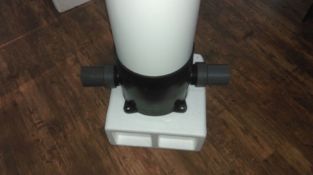 Upvc Multiple Cartridge Filter Housing - 20"/30"/40" Length, 3/5/8/9 Cartridge Capacity, Gray Color, 100 Psi Operating Pressure, 140a F Temperature Rating, Threaded Connections | Rugged Design, Easy Installation, Maintenance-free