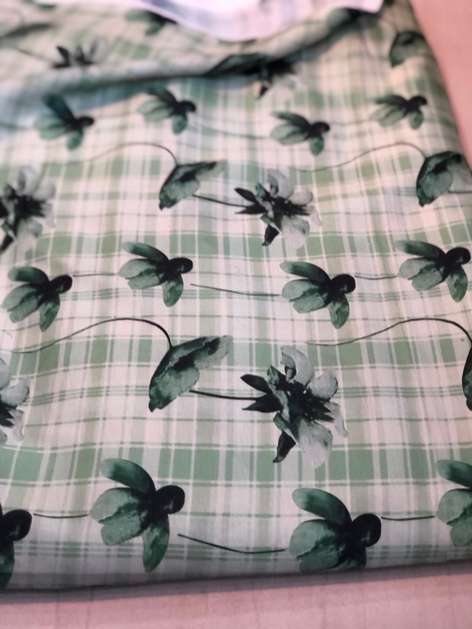 Digital Printed Designer Blazer Fabric