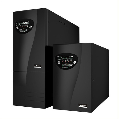 Online UPS - 1kVA / 700W Power Rating, 80 - 280 VAC Voltage Range, Pure Sine Wave Output, Black Color, OverVoltage & OverCurrent Protection, Excellent Battery Backup & Power Surge Protection