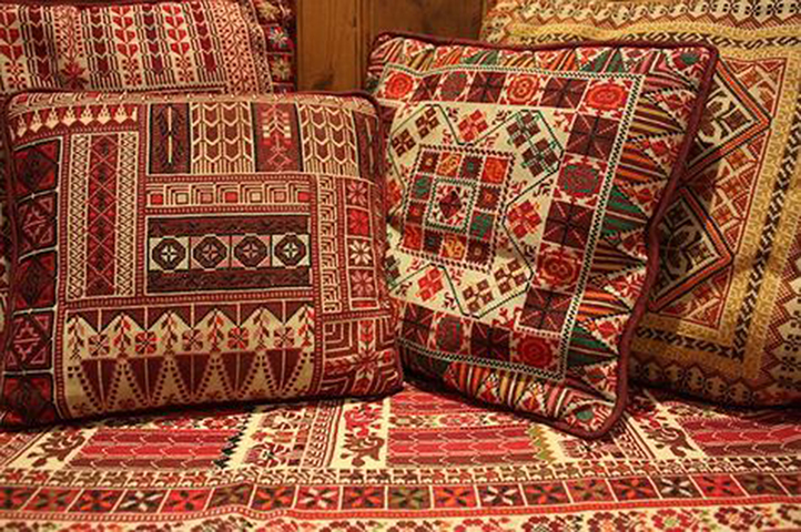 Digital Printed Cushion Cover Fabric - Cotton, 16x16 Inches, Brown | Alluring Geometric Patterns, Machine Washable, Color Fastness
