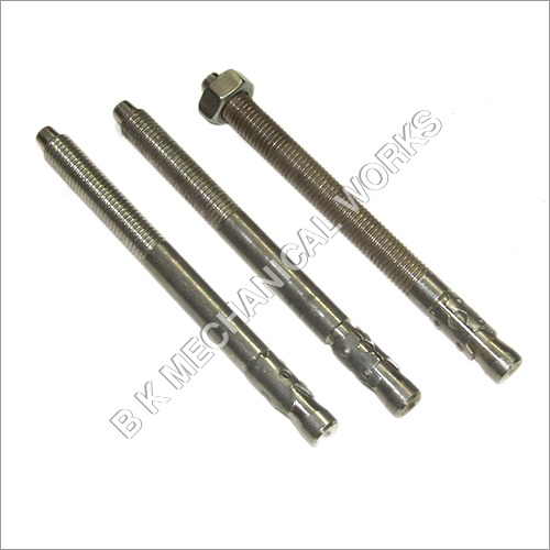 Industrial Wedge Anchor - Carbon Steel, 6 to 25 Millimeter Diameter, Polished Finish | High Strength, Corrosion Resistant, Tested Quality