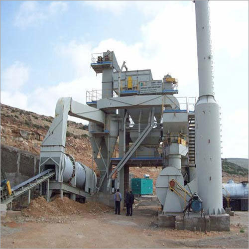 Asphalt Batch Mix Plant - Steel Construction, 220-440 Voltage , PLC Control, Easy To Operate, Automatic, Computerized, Gray Color
