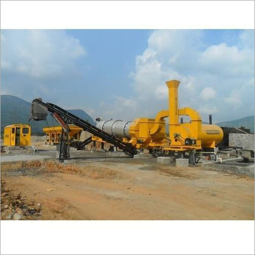 Yellow Asphalt Hot Mix Plant