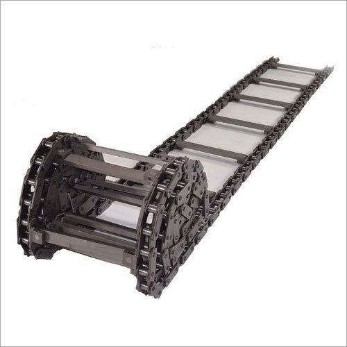 Conveyor Chain - Stainless Steel, Galvanized Finish, Brown Color | CNC Precision Technology
