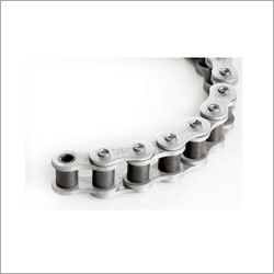 Diamond Roller Chain - Stainless Steel, Galvanized Silver Finish | CNC Manufactured Machine Accessories