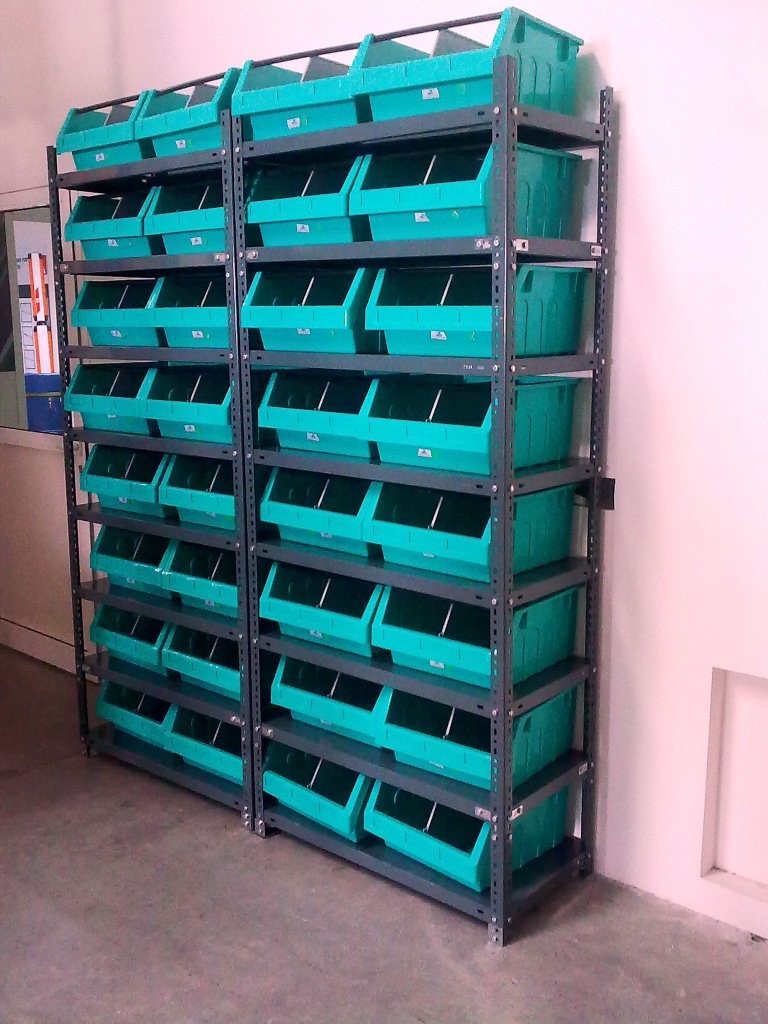 Slotted Angle Shelving System Capacity: 50 To 150 Kg/hr