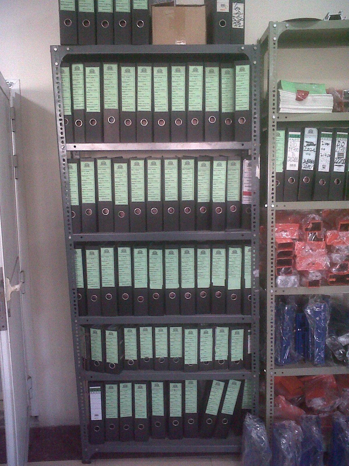 Slotted Angle Shelving System Capacity: 50 To 150 Kg/hr