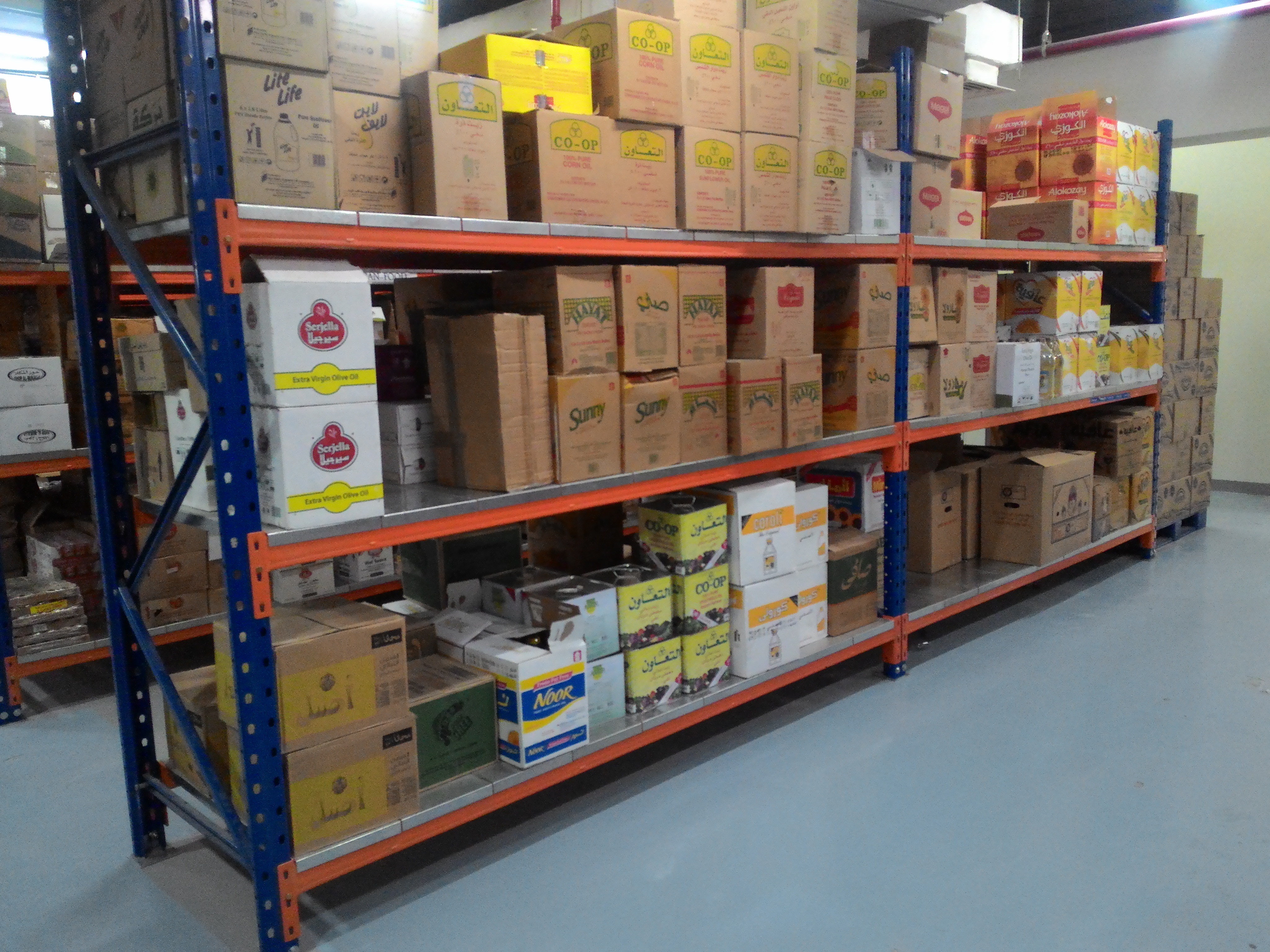 Pallet Racking System - High Steel, 9m Height, Blue And Orange | Heavy Duty Storage, Powder Coated Finish, High Load Capacity, Easily Installed, High Accessibility