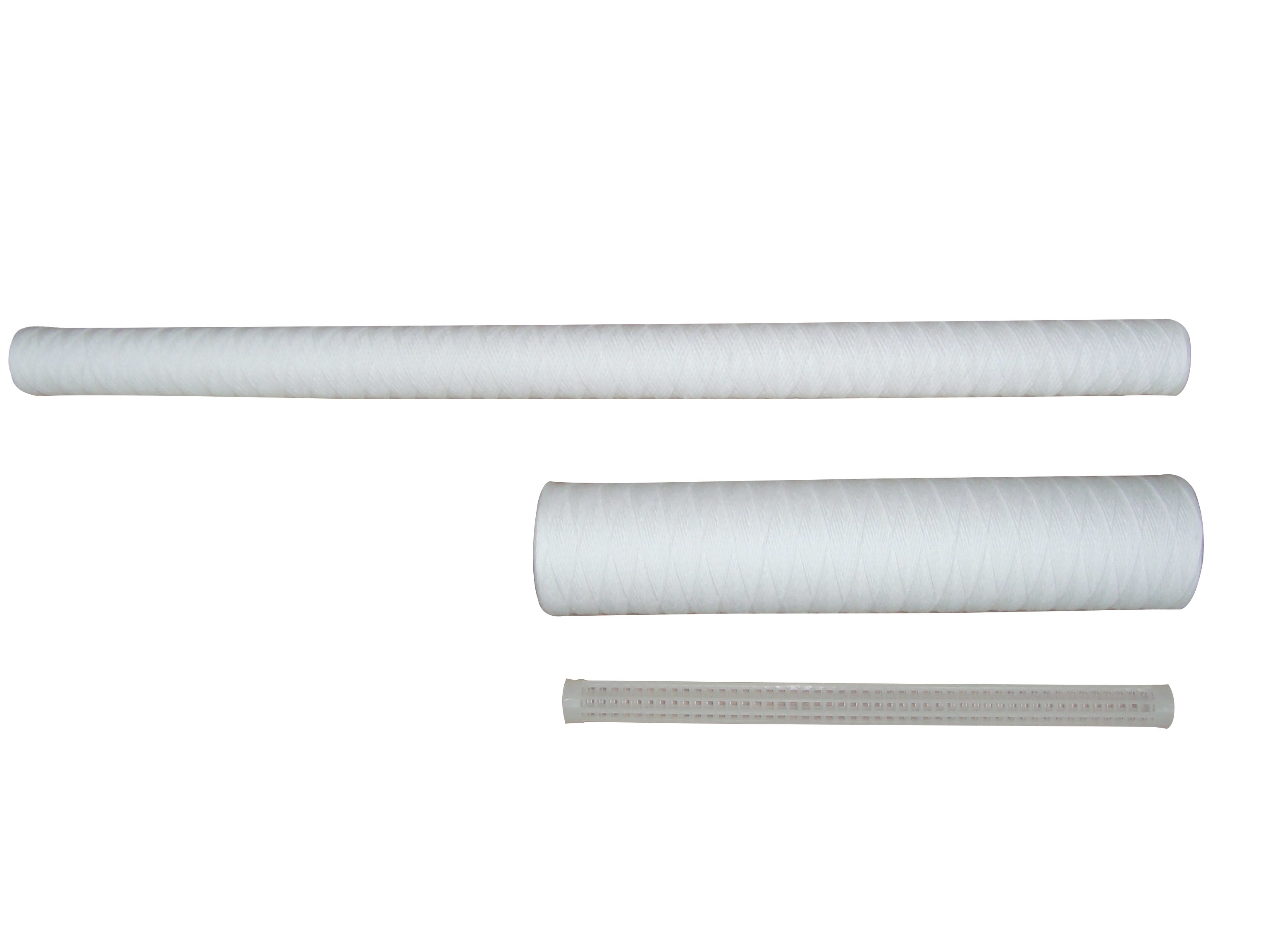 Pp Wound Filter Cartridge - Polypropylene, Glass Fiber & Cotton Yarn | Double Open End, High Dirt Holding Capacity, Easy To Replace, 1-100 Micron Filtration