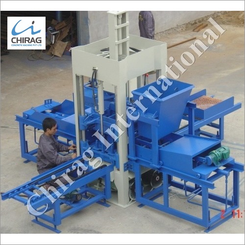 Blue Chirag Latest Technology Manual Concrete Block Making Machine