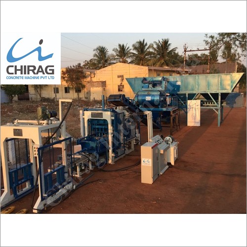 Chirag New Generation Manual Concrete Block Making Machine Capacity: 1000-1500 Kg/Hr