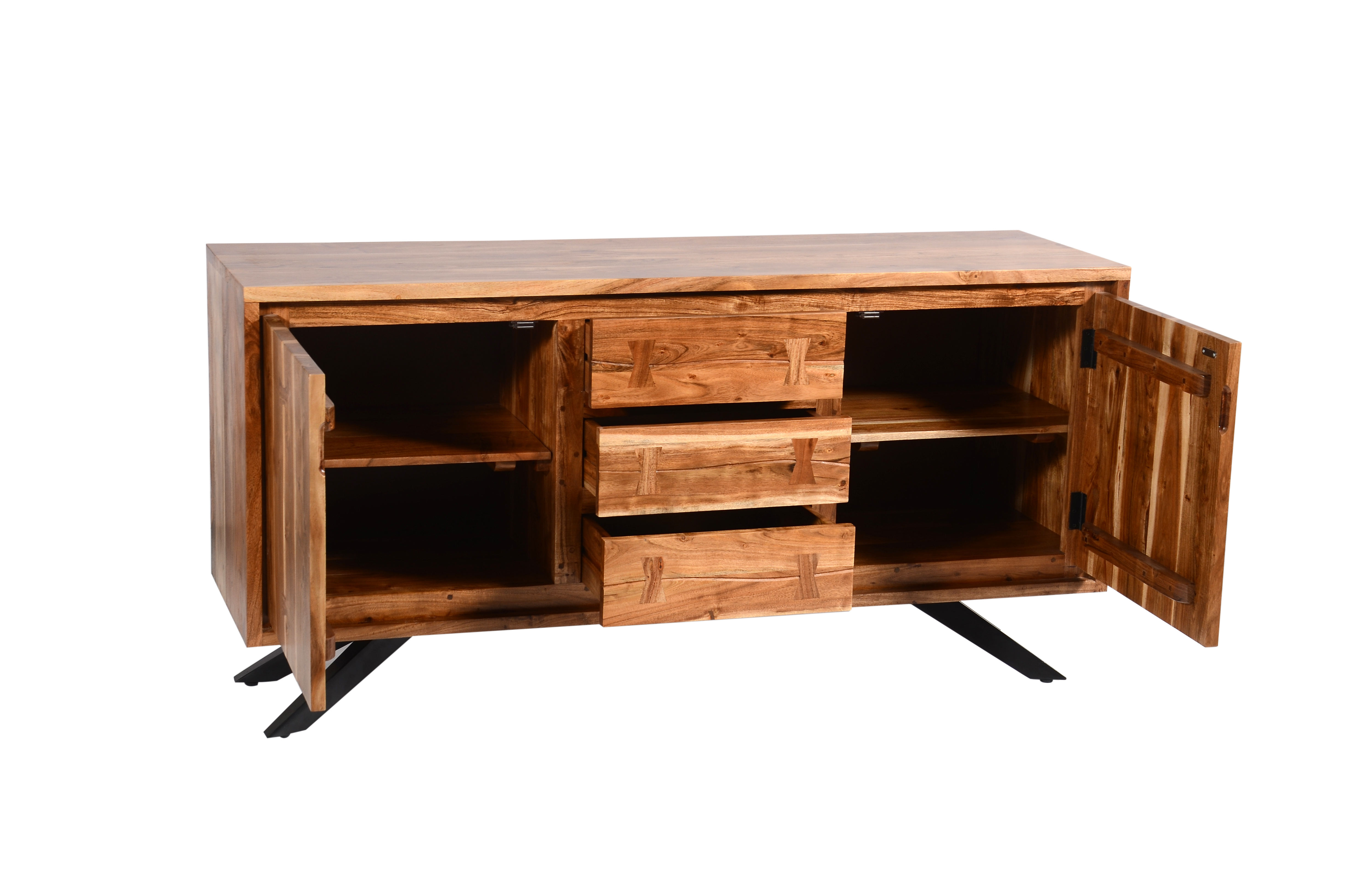 Live Edge Butterfly Side Board