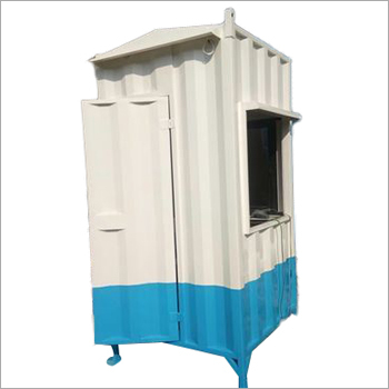 Mini Security Cabin - MS Steel Structure, Compact Design with Sliding Windows, Durable Roof and Floor Materials