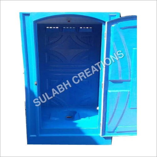 FRP Mobile Toilet - 6-8 Feet Height, 500 Ltr Capacity | Portable, Color Coated, Ideal for Construction Sites