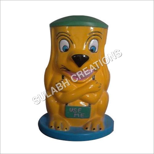 प्लास्टिक एनिमल शेप डस्टबिन