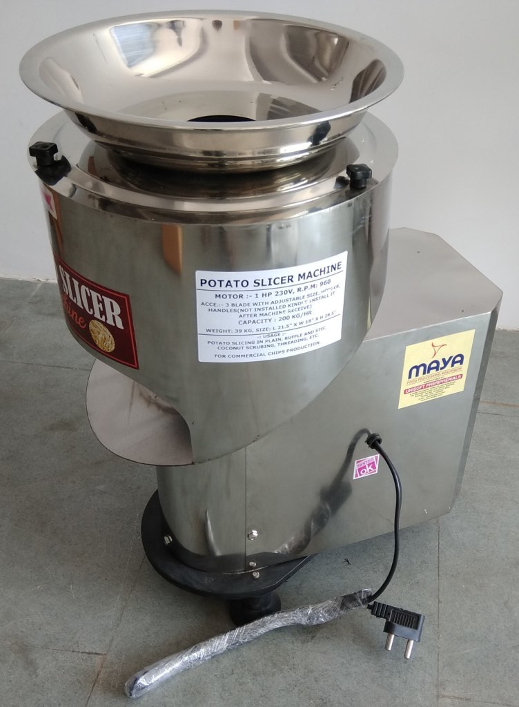 Potato Slicer Capacity: 200 Kg/hr
