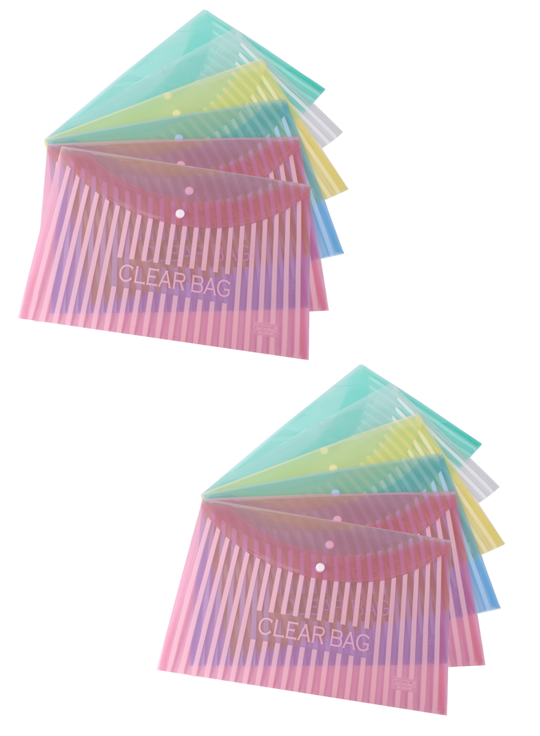 Plastic My Clear Bag (Linear Print)