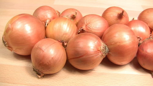 Pink onions