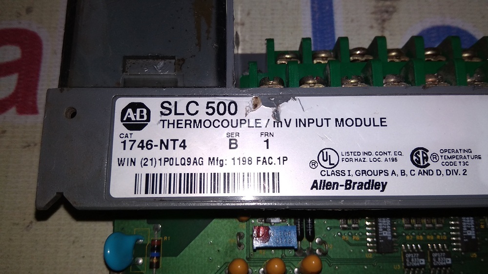 Allen Bradley Input Module 1746-nt4 B