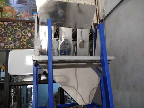 Four Head Pouch Packing Machine - Stainless Steel, 220V, 3.0kW | Automatic Electric Drive, 500-700 Pouches Per Hour, Heavy Duty Design