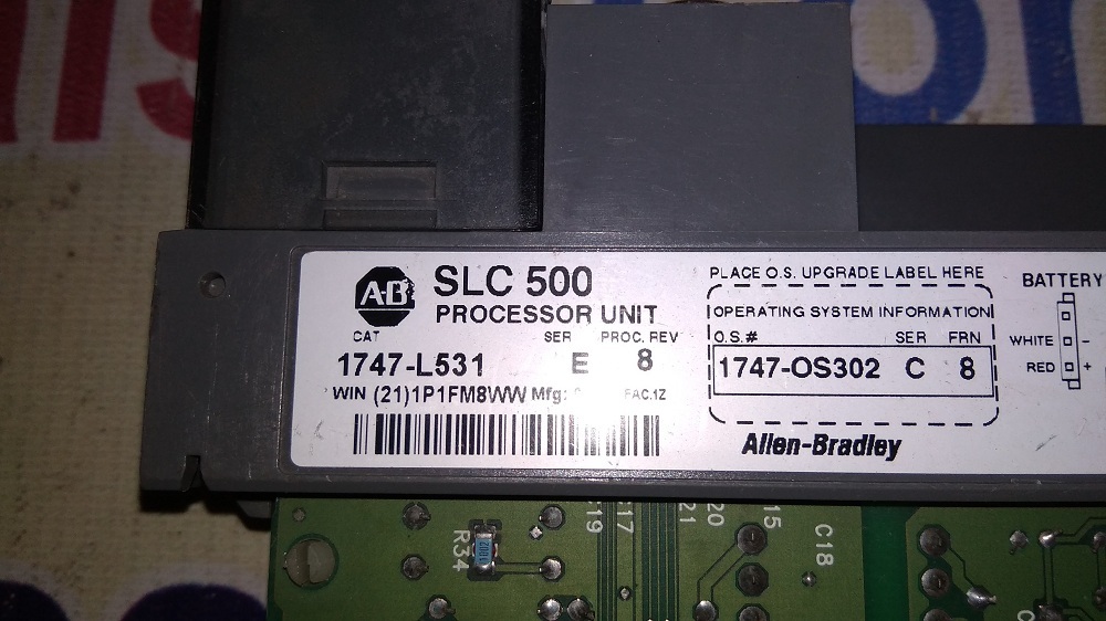 Allen Bradley Cpu 1747-l531 E