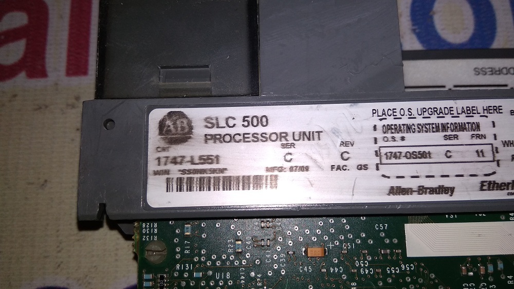 Allen Bradley Cpu 1747-l551 C