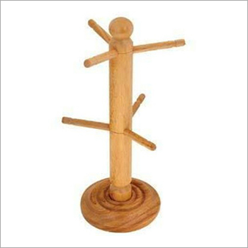 लकड़ी का मग स्टैंड