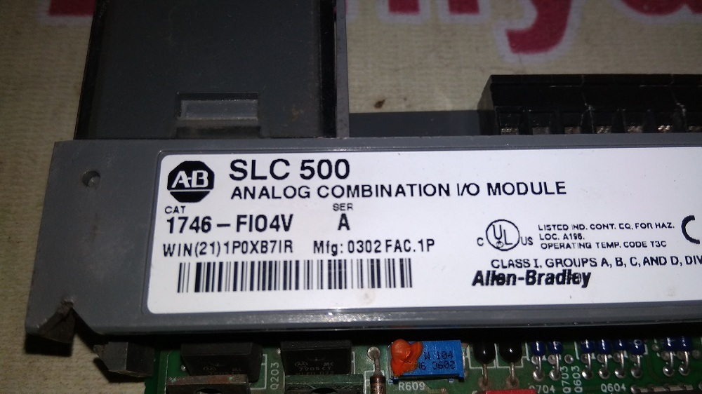 Allen Bradley Input Module 1746-fio4v A