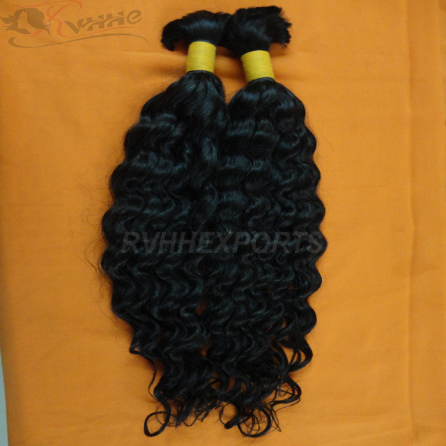 Natural New Women Style Bulk Curly Hair Indian