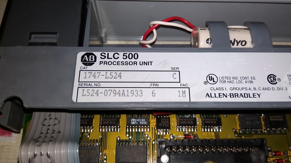 Allen Bradley Cpu 1747-l524 C
