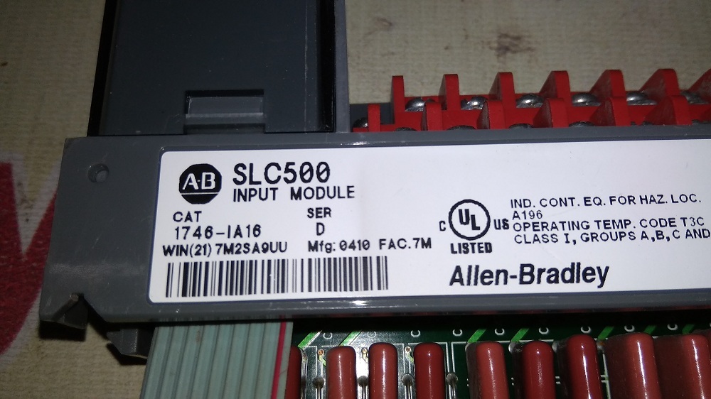 Allen Bradley Input Module 1746-ia16 D