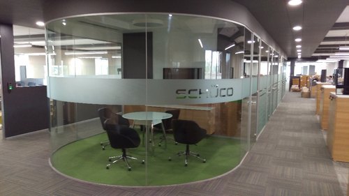 Sps 2525 Fine Glaze Glass Aluminum Office Partition