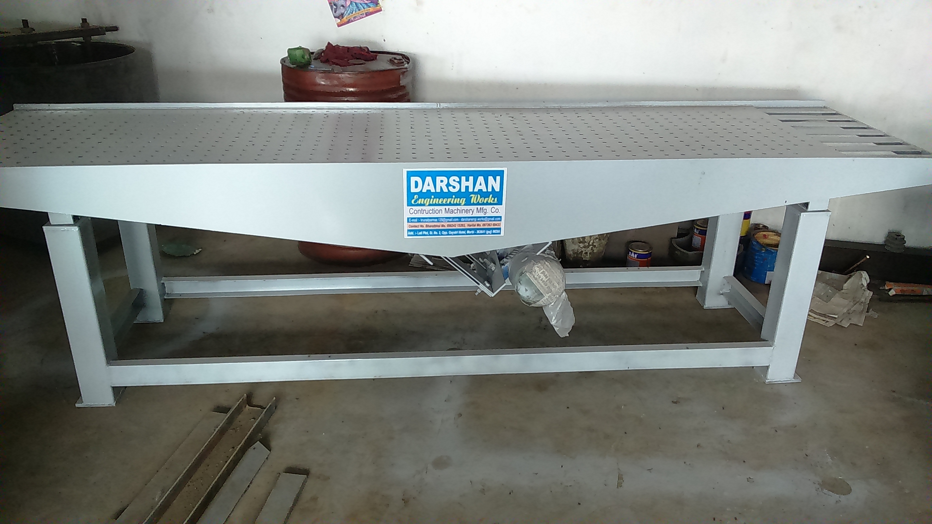 Vibrator Table Application: Building Construction