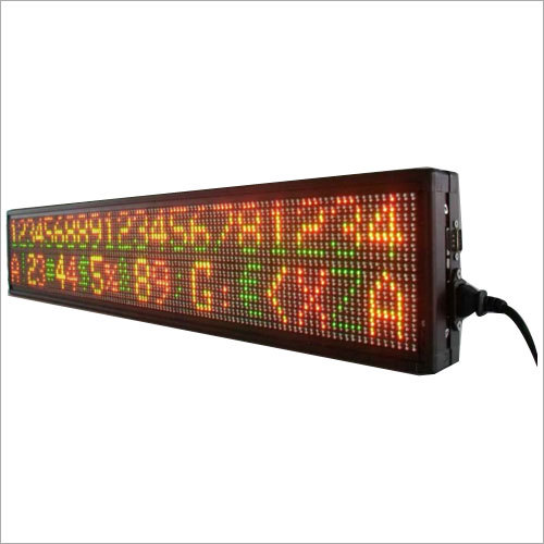 Digital LED Display Board - Aluminum, 30cm x 15cm x 5cm | 128x64 Pixels Resolution, 1000 Nits Brightness, -20°C to 50°C Operating Temperature