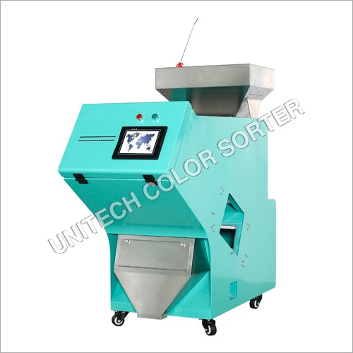Grain Color Sorting Machine - 1-2 Ton/Day Capacity, High Resolution Camera & Sensors for Accurate Grain Quality Separation