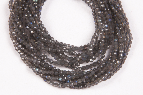 लैब्राडोराइट माइक्रो फेसेटेड बीड्स