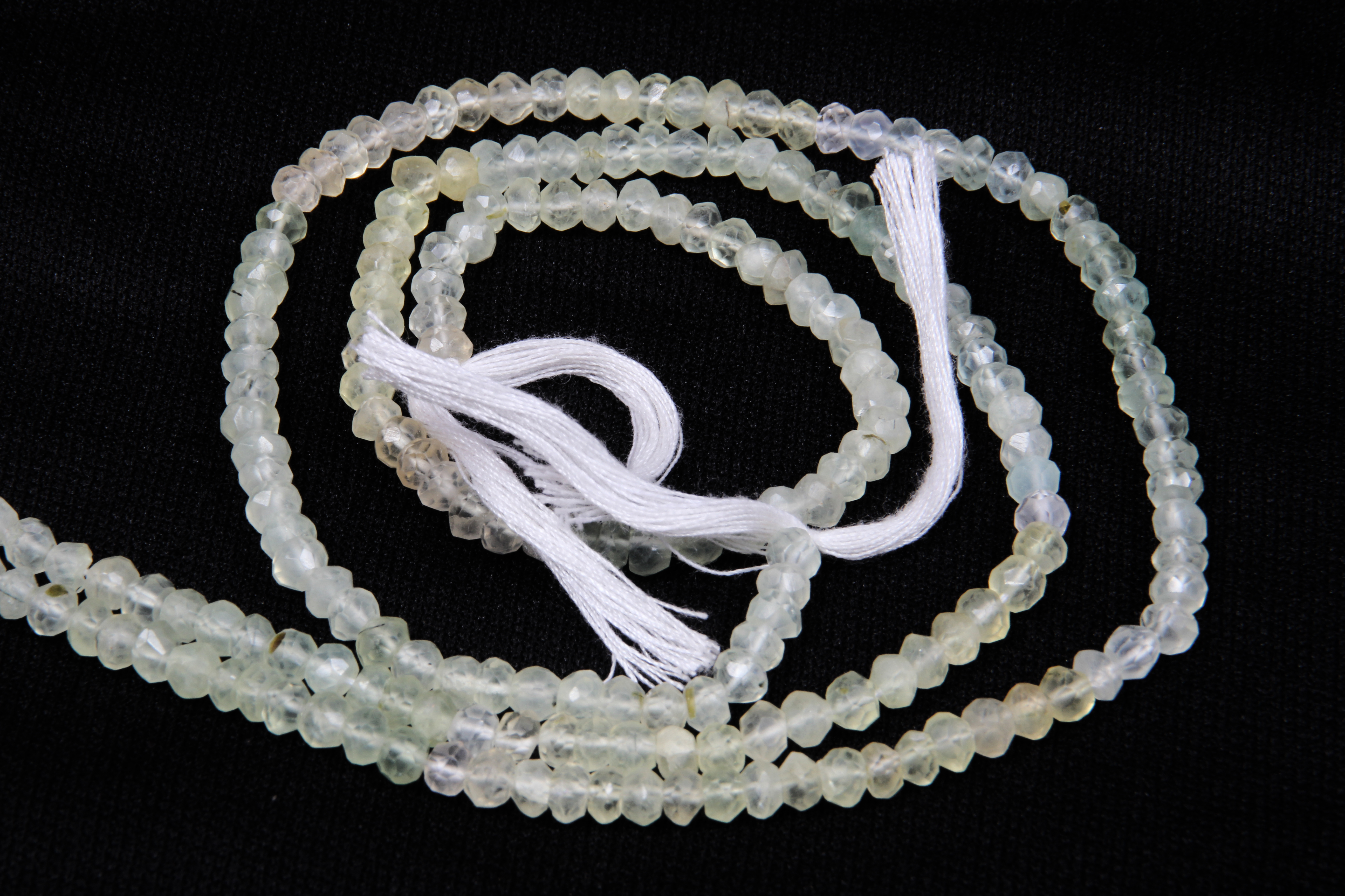 Prehnite Micro Beads