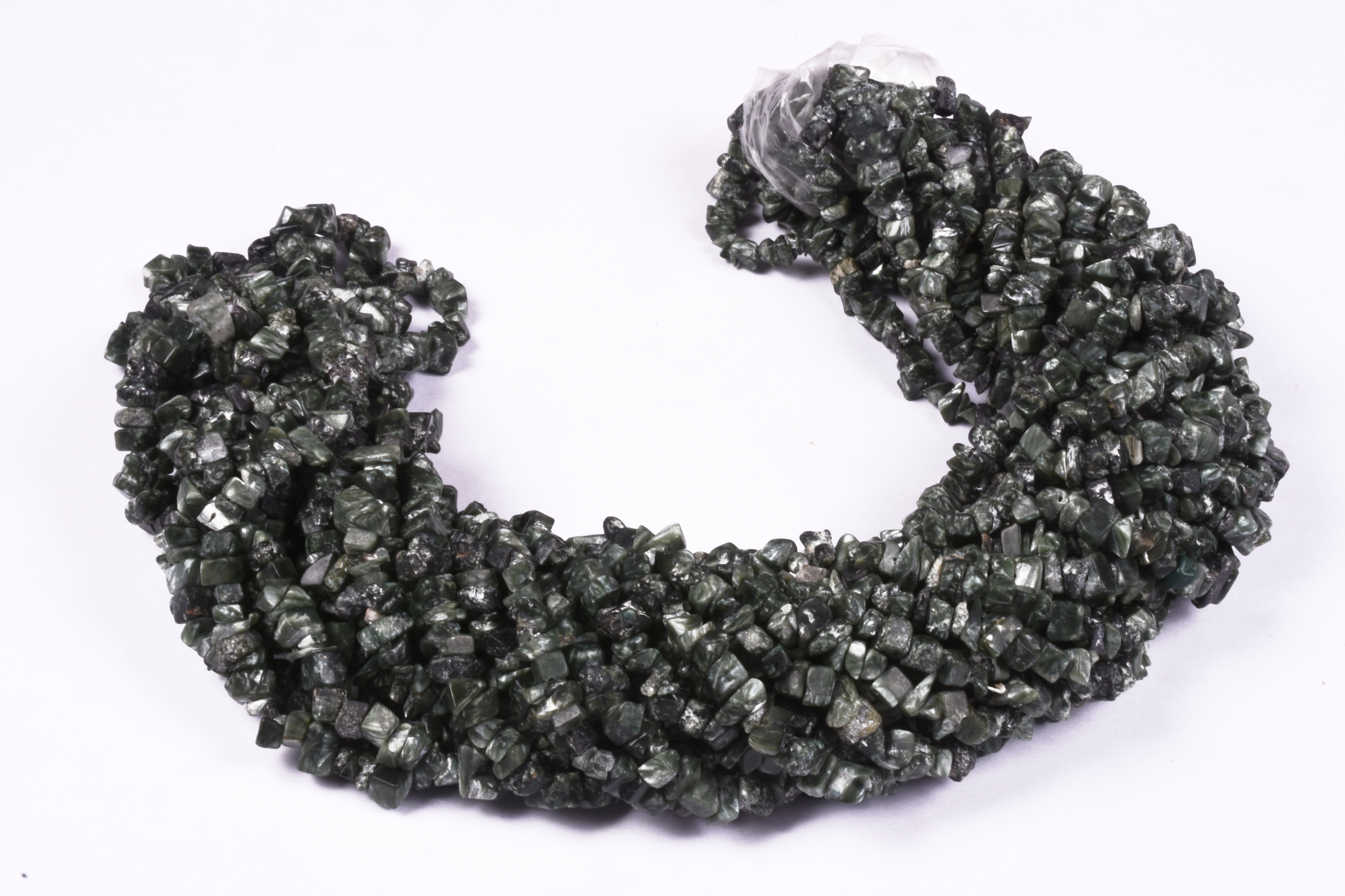 Seraphinite Uncut Chips Beads