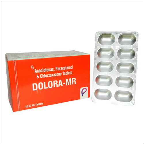MR Aceclofenac Paracetamol & Chlorzoxazone Tablets - 100 mg, 250 mg, 325 mg | Muscle Relaxant, Anti-inflammatory, Antipyretic Relief