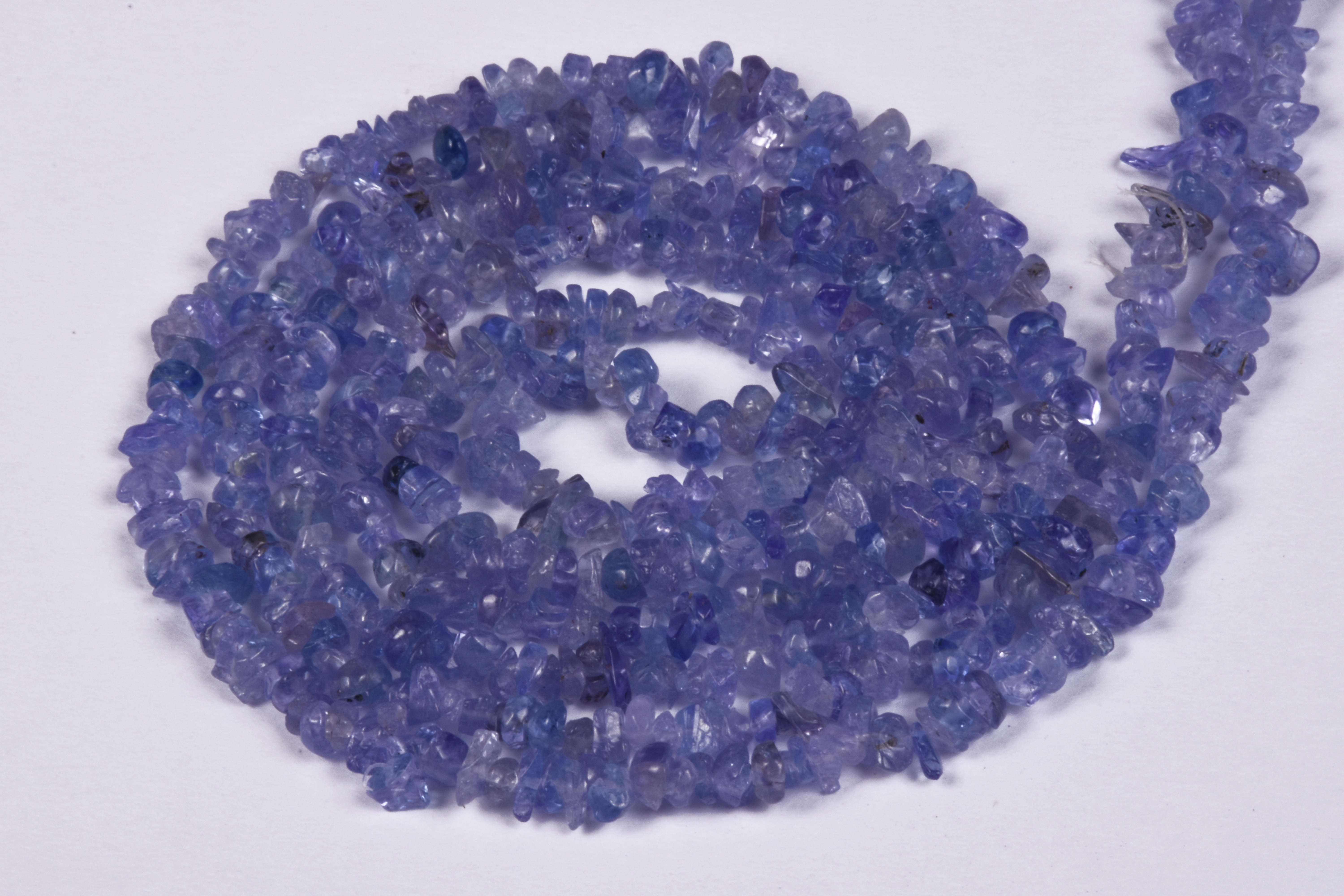 Tanzanite Uncut Chips Beads